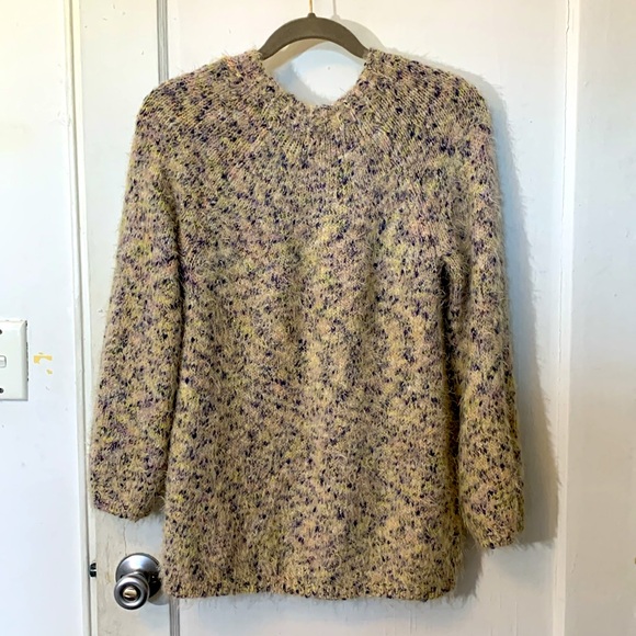 Lou & Grey Plush knit sweater, mixed pattern, oversized - Picture 2 of 4